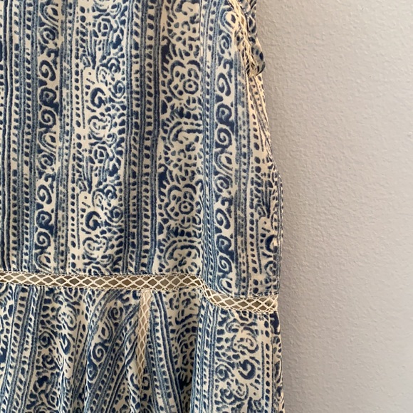 NWT Scotch & Soda Beach Freaks Strappy Flare Cotton/Silk Mini Dress Lace Large - Picture 12 of 16